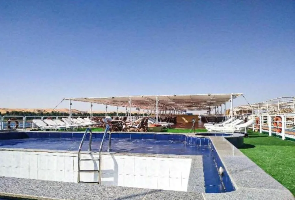 Sun deck of the MS King Tut I Nile Cruise Nile cruise